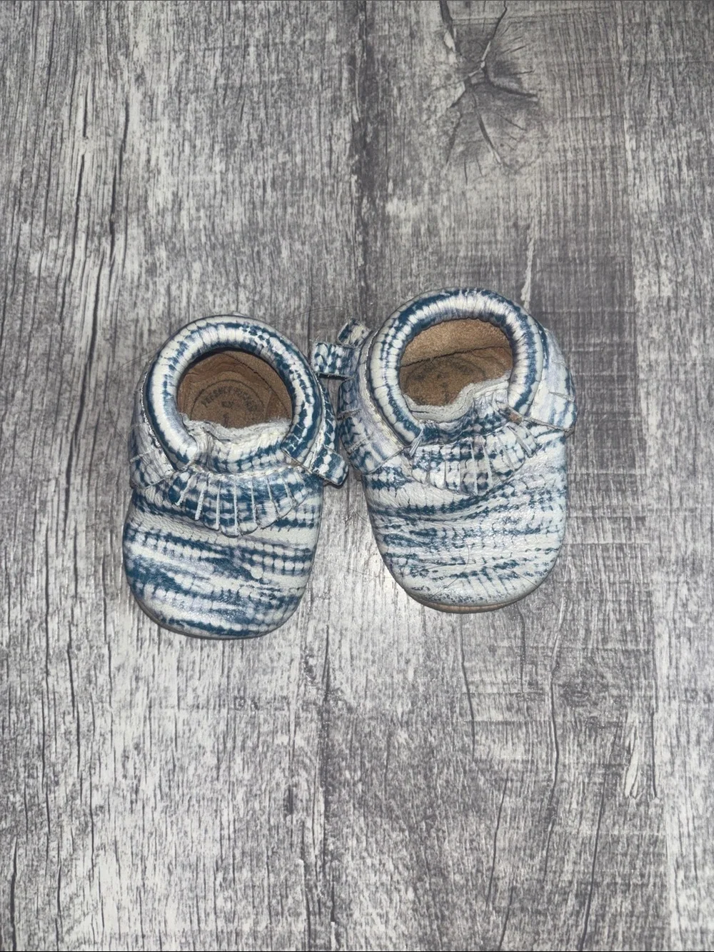 Freshly Picked Indigo Tie Dye Moccasins